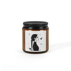 Minimalist Gothic Candle Art – Line Art Silhouette with Spooky Boarding School Vibes, Halloween Aesthetic Home Decor, Relaxing Gift, Aromatherapy Candle, Eco-Friendly, Candle for Meditation,