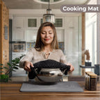 Matdia Stone Drying Mat for Kitchen Counter & Faucet mat for kitchen sink – Super Absorbent - Diatomaceous earth dish drying mat - Non-Slip & Eco-Friendly - Quick drying - (19.6" x 15.7")